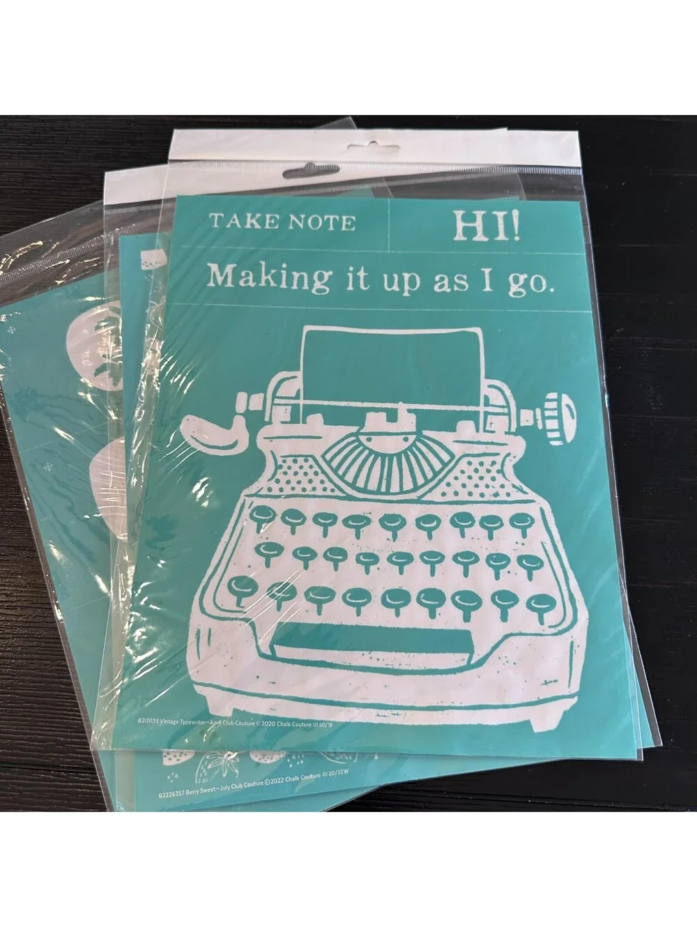 Chalk Couture Chalk Transfer Lot of 11 Reusable Stencils Assorted Designs New